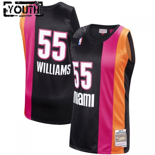 NBA Miami Heat Trikot  Jason Williams 55 Mitchell Ness 2005-2006 Hardwood Classics Swingman - Kinder